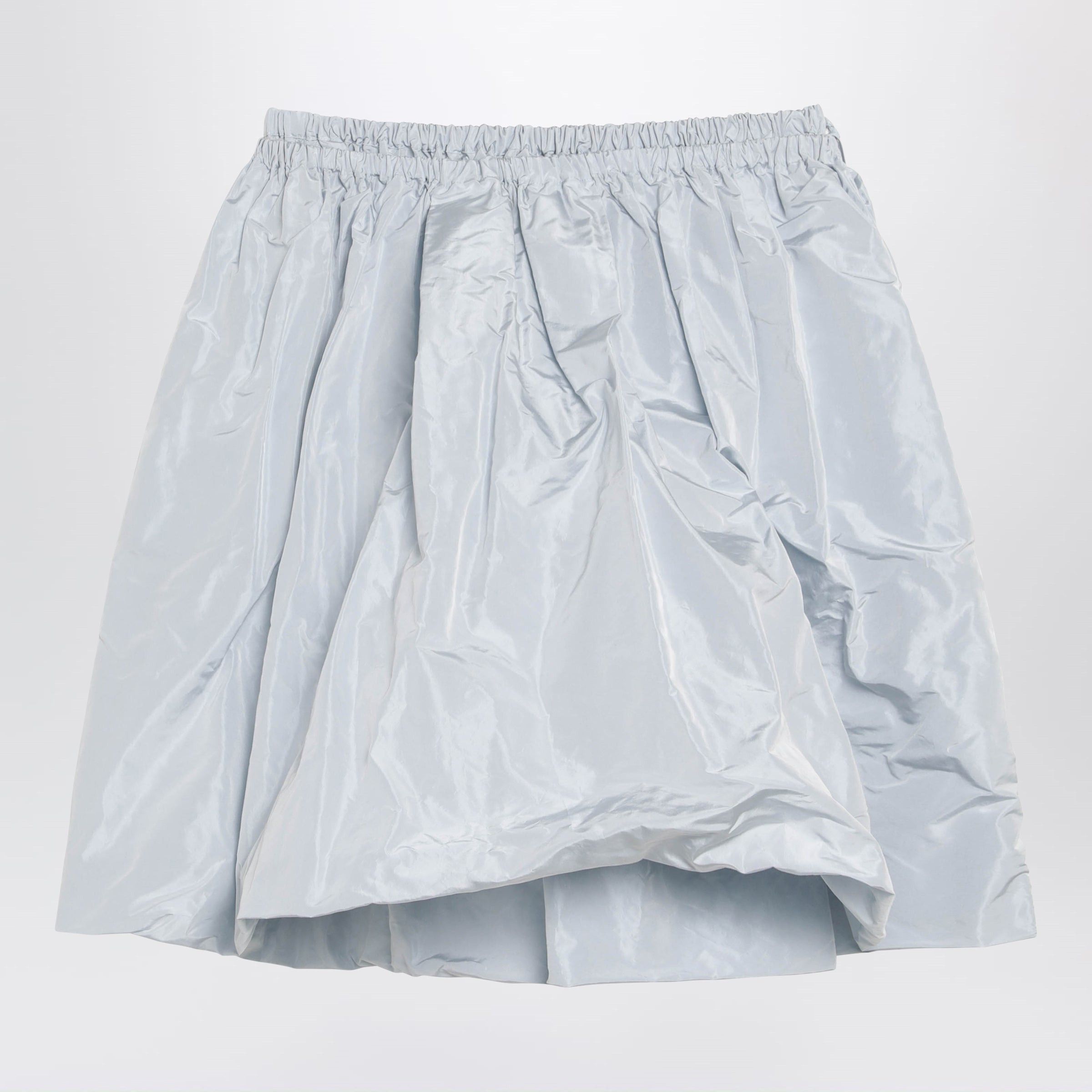 Prada Prada Light Grey Technical Taffeta Skirt Size 28" / US 6 / IT 42 - 1 Thumbnail