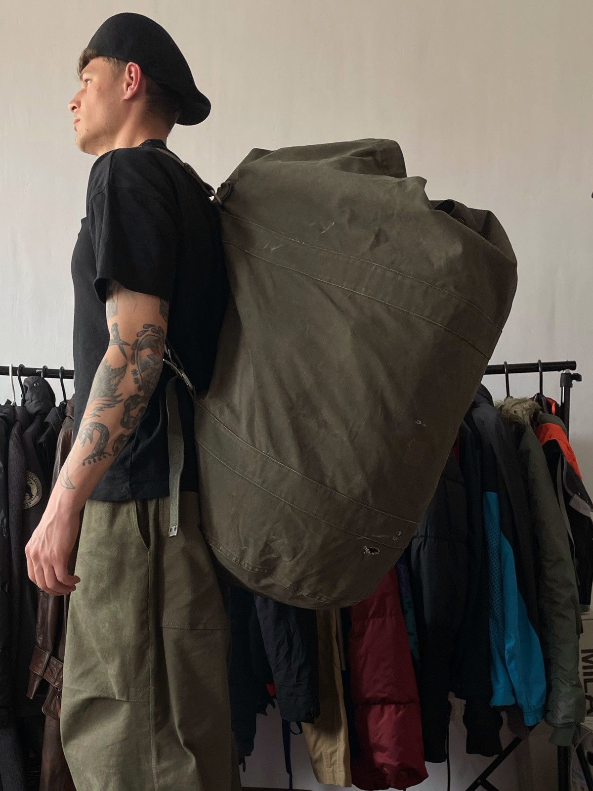 Japanese Brand Archive Military very big bag Japanese style 80s Size ONE SIZE - 2 Thumbnail