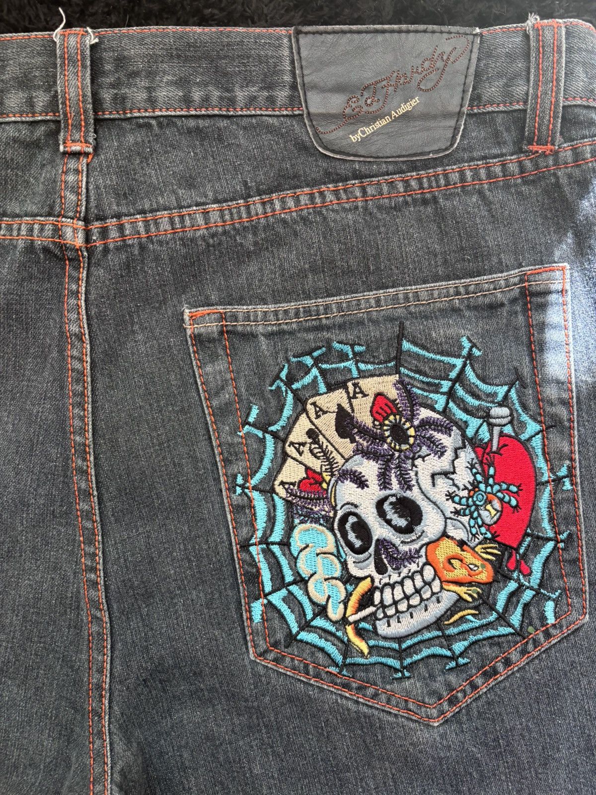 Ed Hardy Vinatge Mens Ed Hardy denim jeans Size US 38 / EU 54 - 4 Thumbnail
