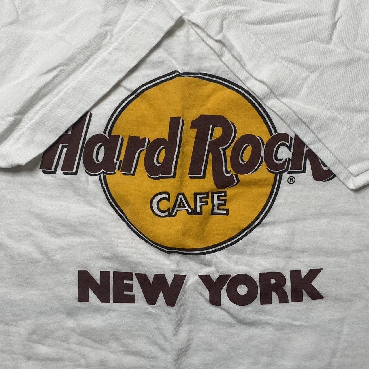 Hard Rock Cafe True Vintage Hard Rock Cafe, NY White Tee Size Large Size US L / EU 52-54 / 3 - 3 Thumbnail