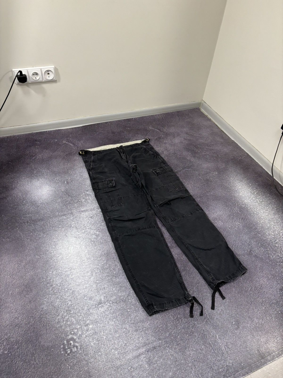Carhartt Vintage Carhartt Y2K Black Hype Work Aviation Cargo Pants Size US 32 / EU 48 - 12 Thumbnail