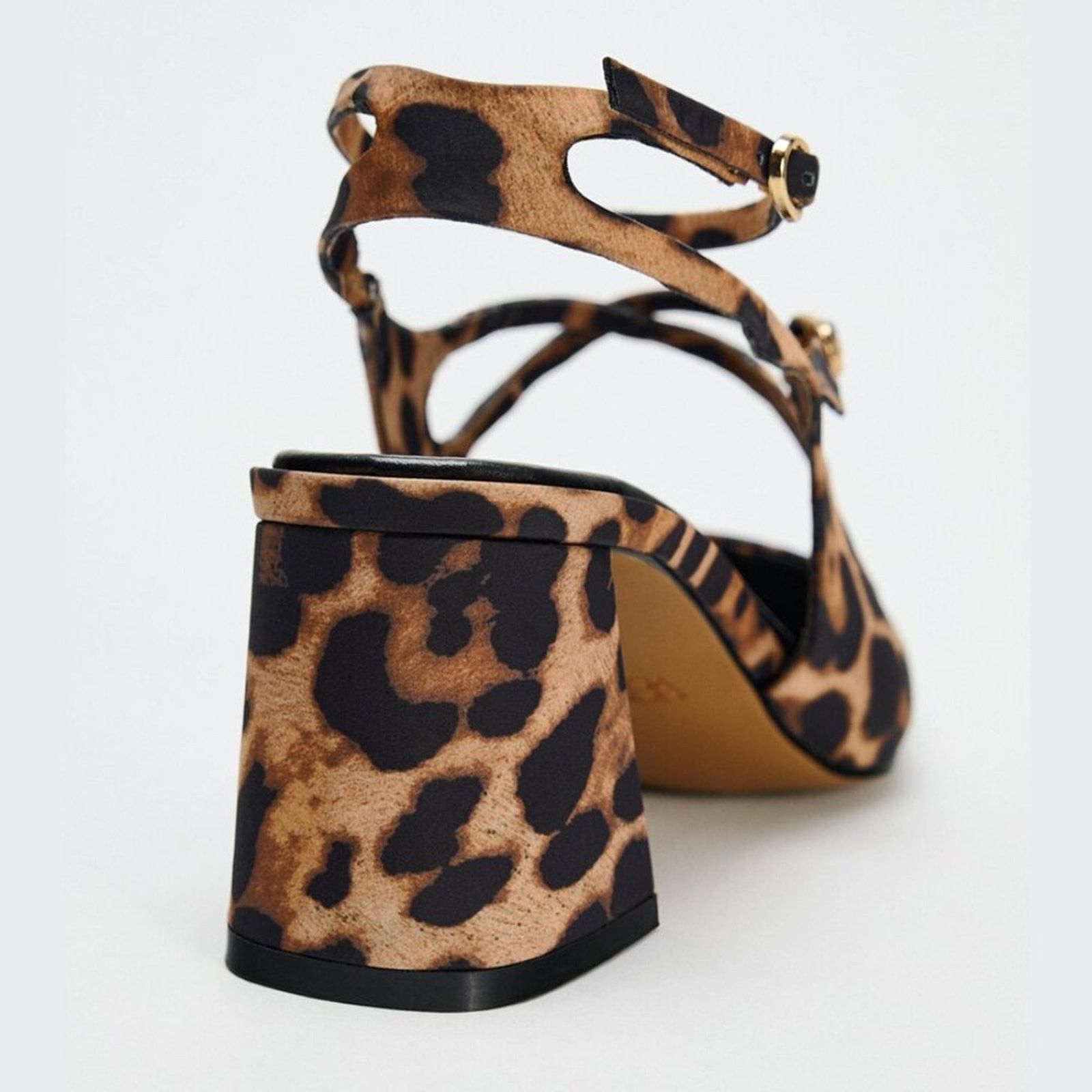 Zara ZARA Block Heel Shoes NWT Size US 8 / IT 38 - 23 Thumbnail