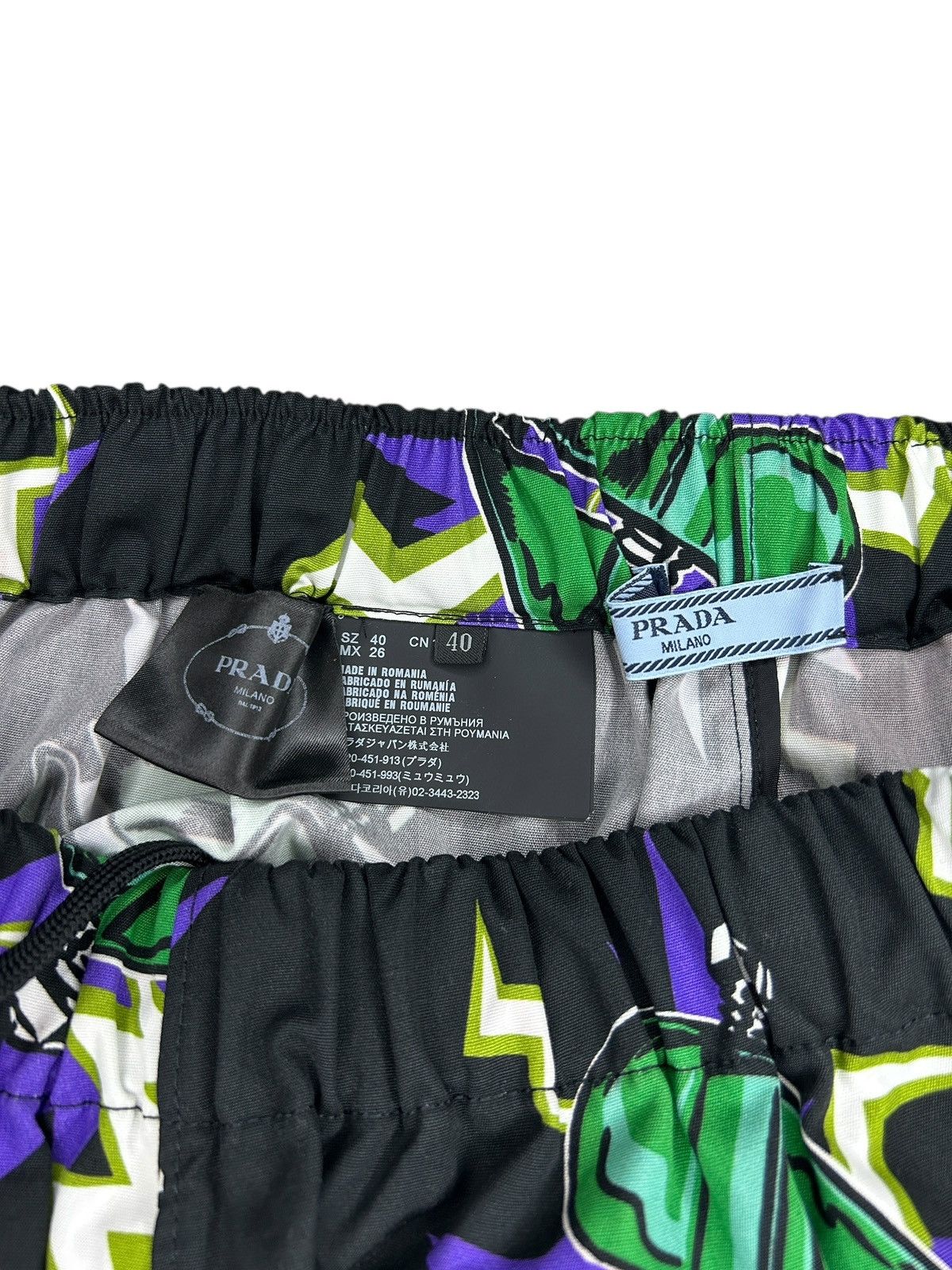 Prada × Universal Studios F/W 19 Frankenstein Shorts Size 27" / US 4 / IT 40 - 6 Thumbnail