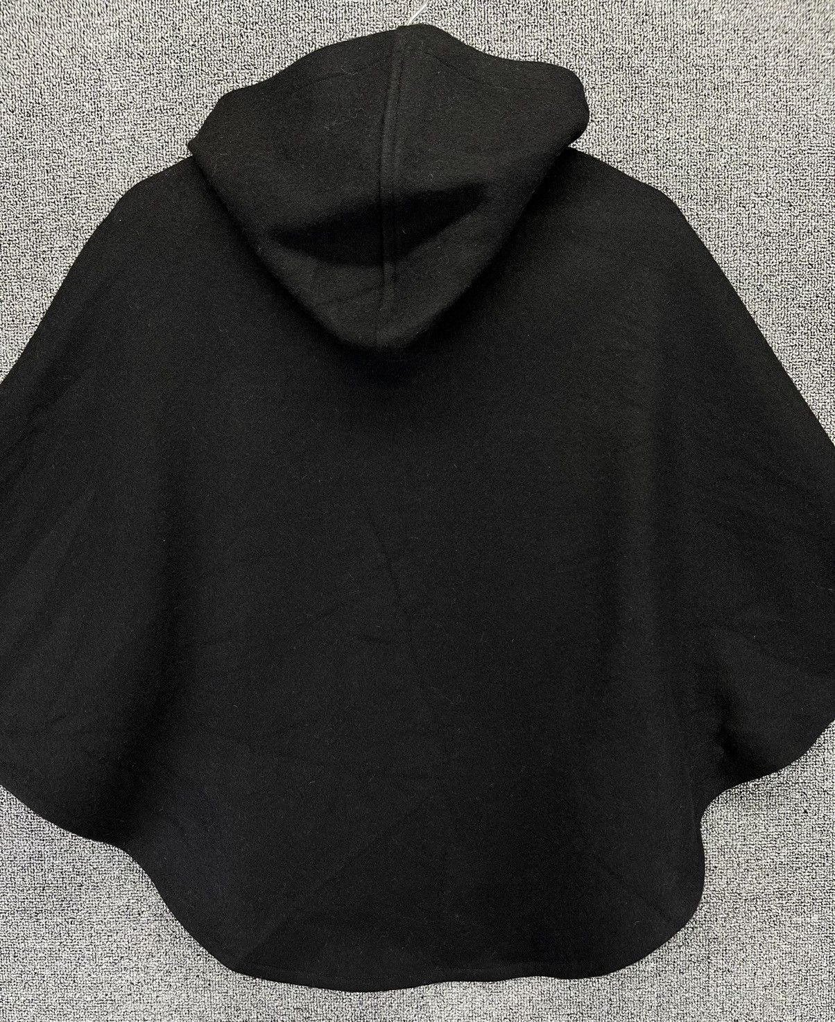 Fidelity Vintage Fidelity Black Wool Pancho Size ONE SIZE - 10 Thumbnail