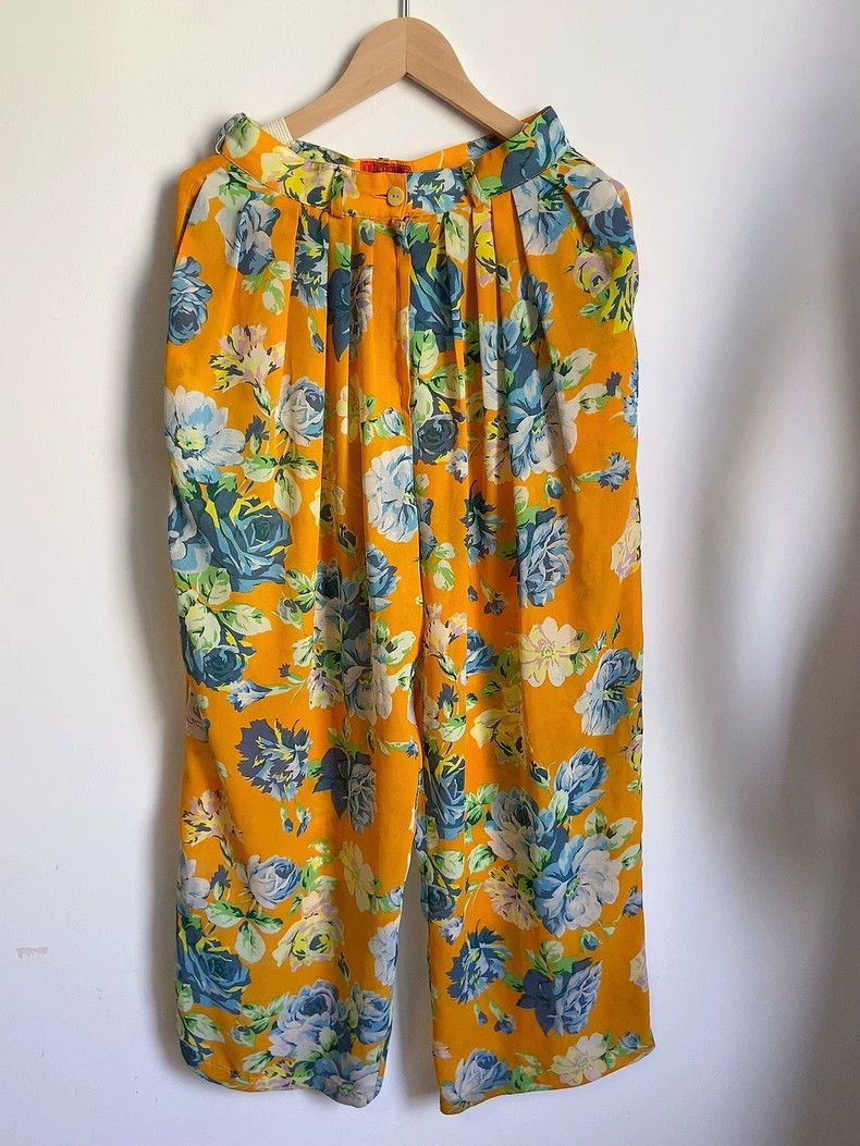 Kenzo KENZO jungle 80s printed wide-leg pants Size 26" / US 2 / IT 38 - 2 Thumbnail
