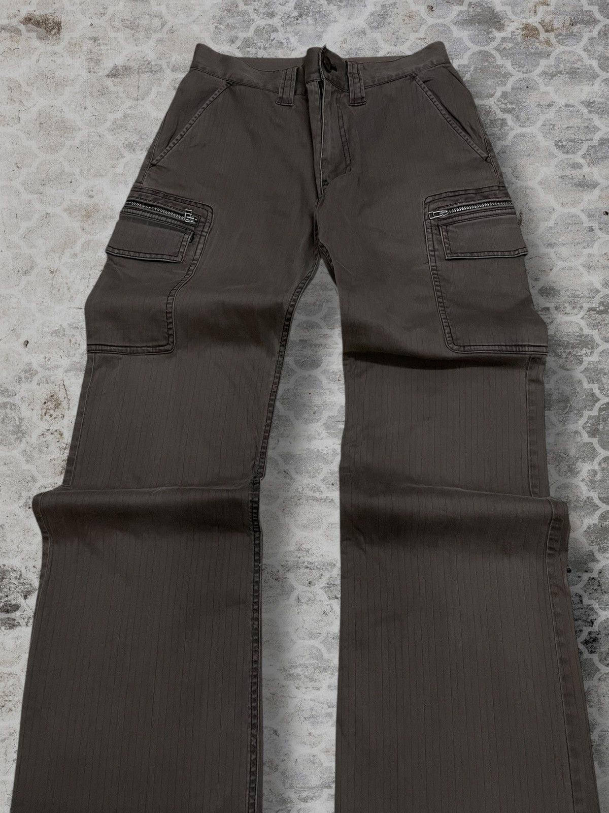 JOSEPH HOMME Vintage 1990s Designer Joseph Homme Faded Distressed Cargo Size US 28 / EU 44 - 4 Thumbnail