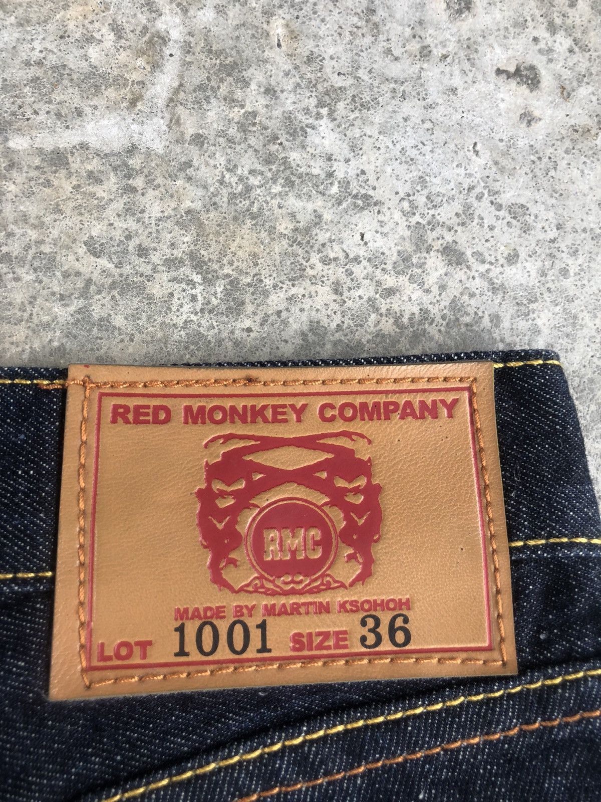 RMC Jeans Red Monkey Company Embroidered Naked Size US 36 / EU 52 - 18 Thumbnail