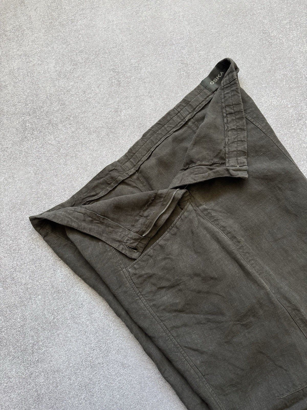 OSKA Oska Linen Woman Japanese Parachute Wide Leg Pants Size 3 Size 32" / US 10 / IT 46 - 8 Thumbnail