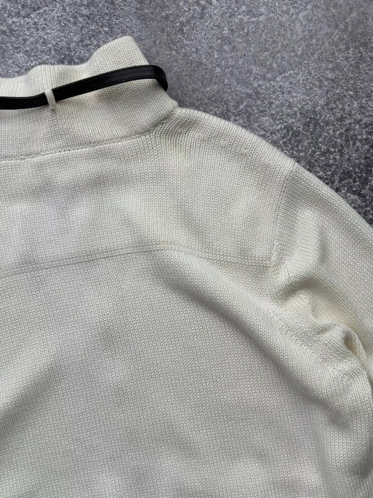 Loro Piana Loro Piana Knit Silk Sweater With Leather Inserts Size US M / EU 48-50 / 2 - 19 Thumbnail