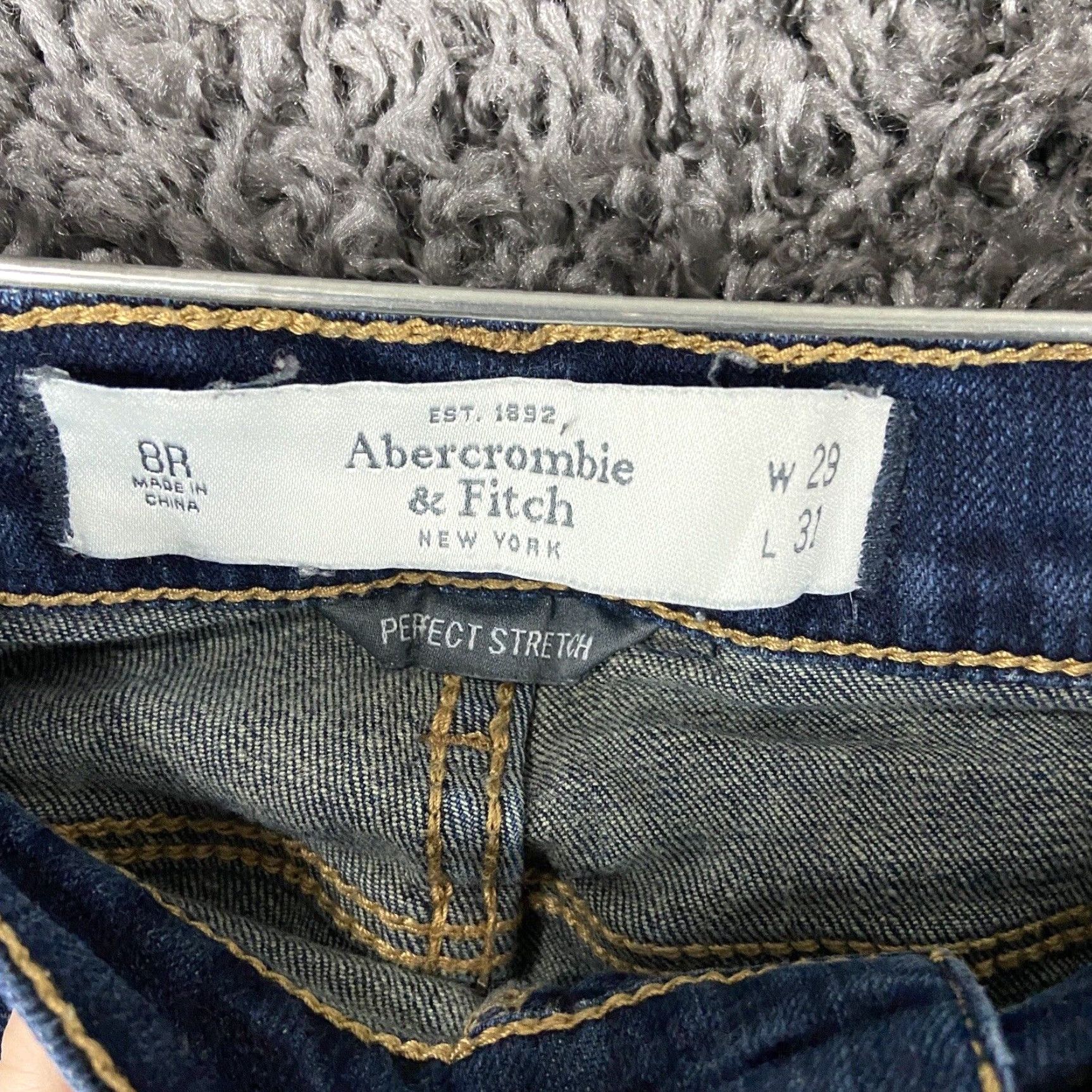 Abercrombie & Fitch Abercrombie & Fitch Jeans Skinny Women’s 8R Blue Stretch Size 30" / US 8 / IT 44 - 5 Thumbnail