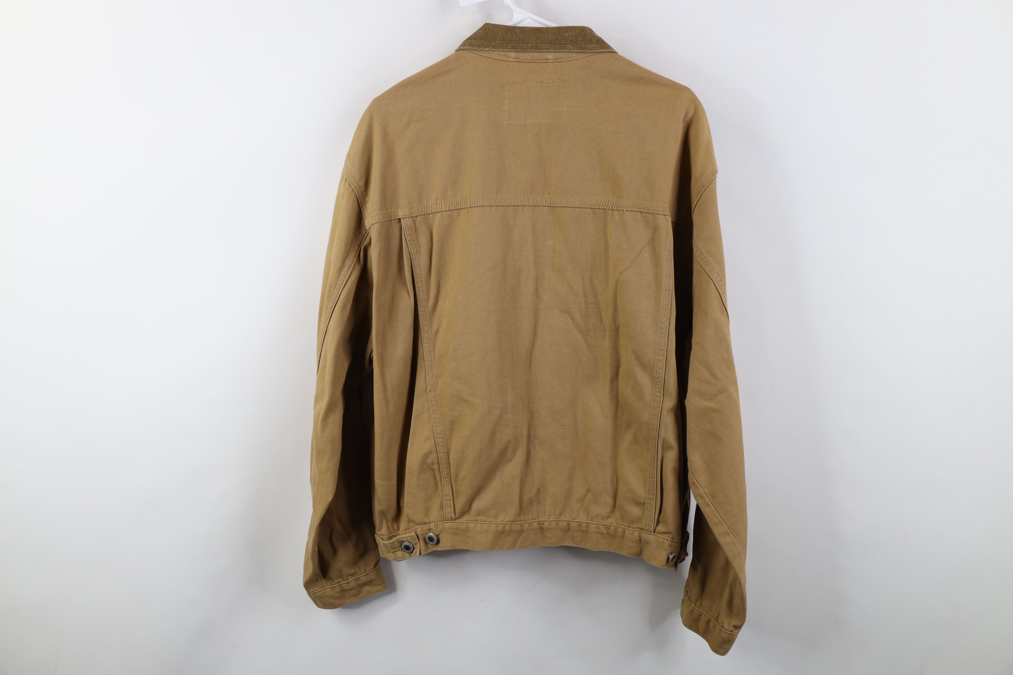 Vintage Vintage 90s Streetwear Dye Corduroy Collar Trucker Jacket Size US L / EU 52-54 / 3 - 14 Thumbnail