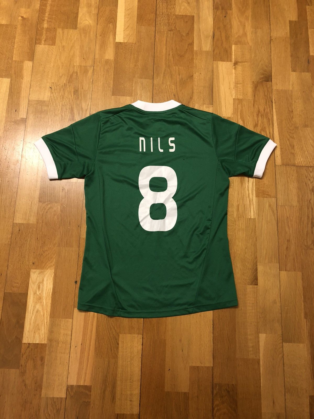 Other ADIDAS NILS PETERSEN GERMANY FOOTBALL VINTAGE SOCCER JERSEY Size US S / EU 44-46 / 1 - 2 Thumbnail
