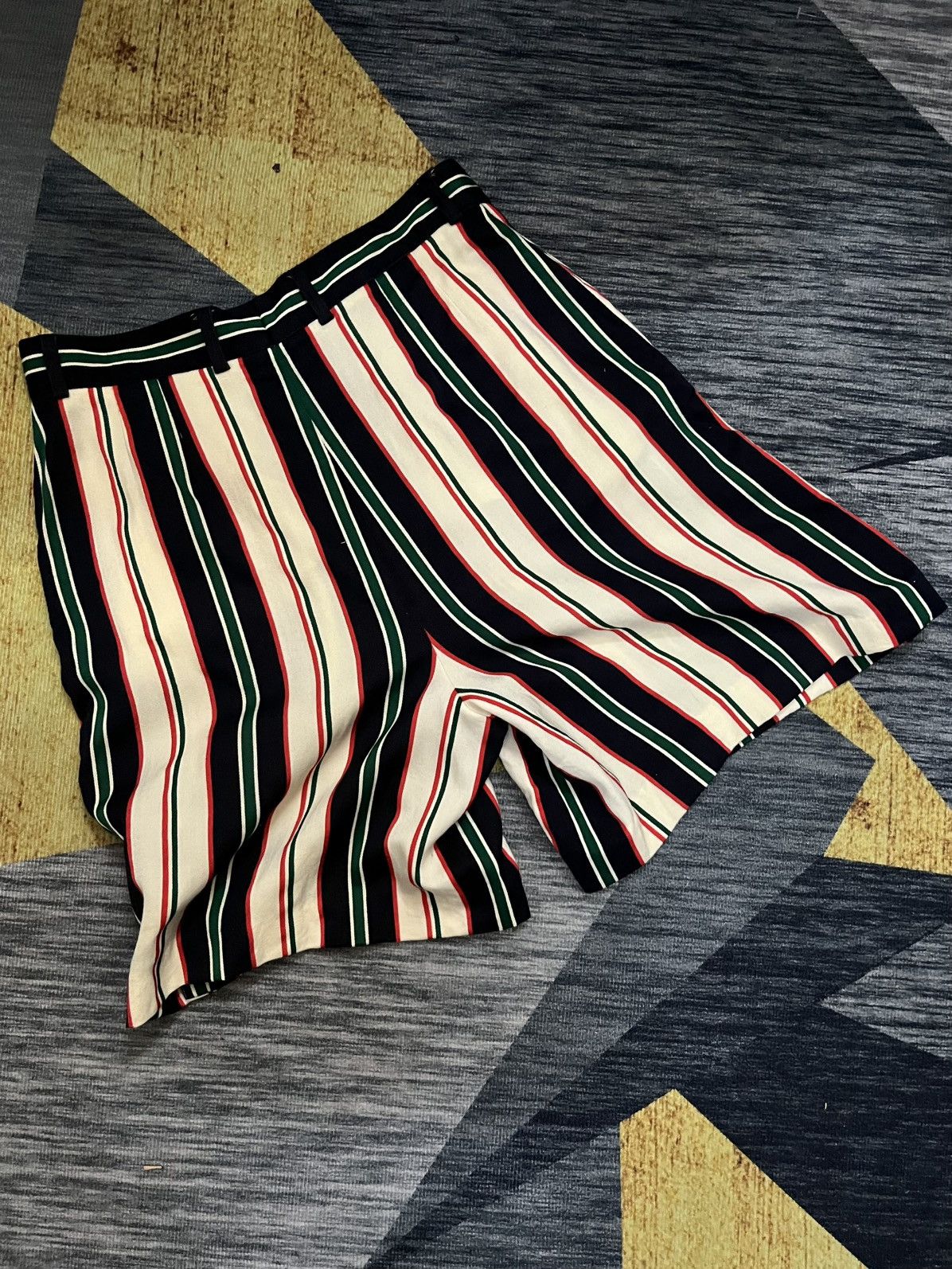Escada Sport 1990s Bold vertical striped loose relaxed fits #H3 Size US 42 / EU 58 - 5 Thumbnail