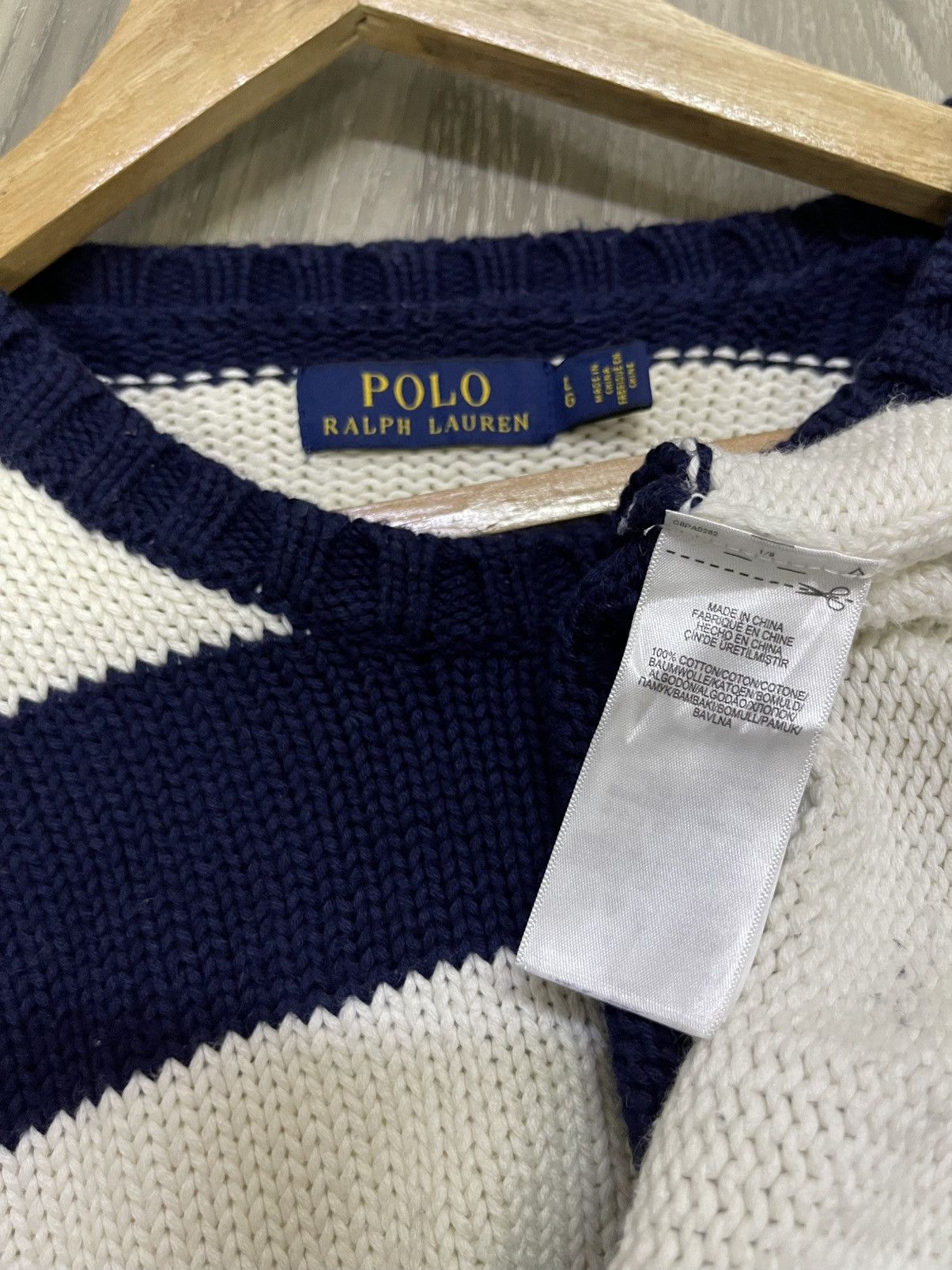 Polo Ralph Lauren Polo Ralph Lauren CP RL-93 Knitted Jumper (L) Size US L / EU 52-54 / 3 - 14 Thumbnail