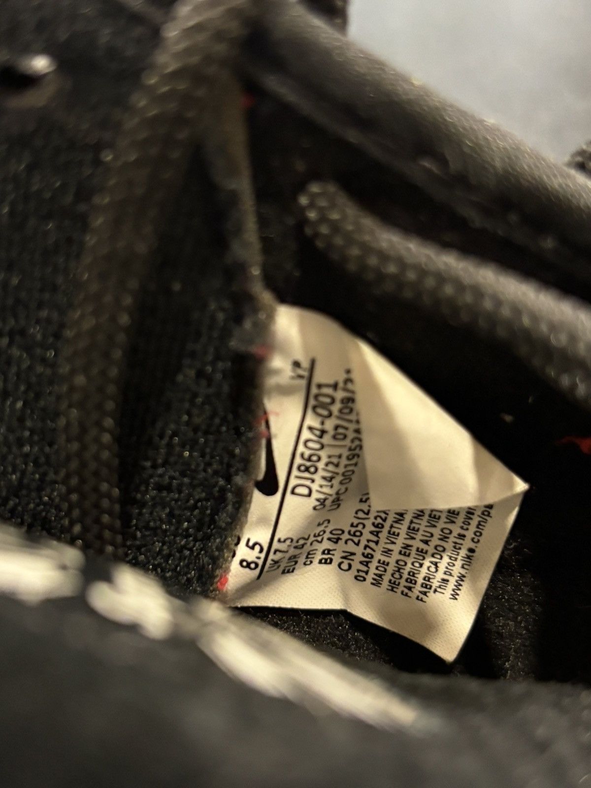 Nike Supreme X Nike Flight 95 SP ‘Black’ Size US 8.5 / EU 41-42 - 6 Thumbnail