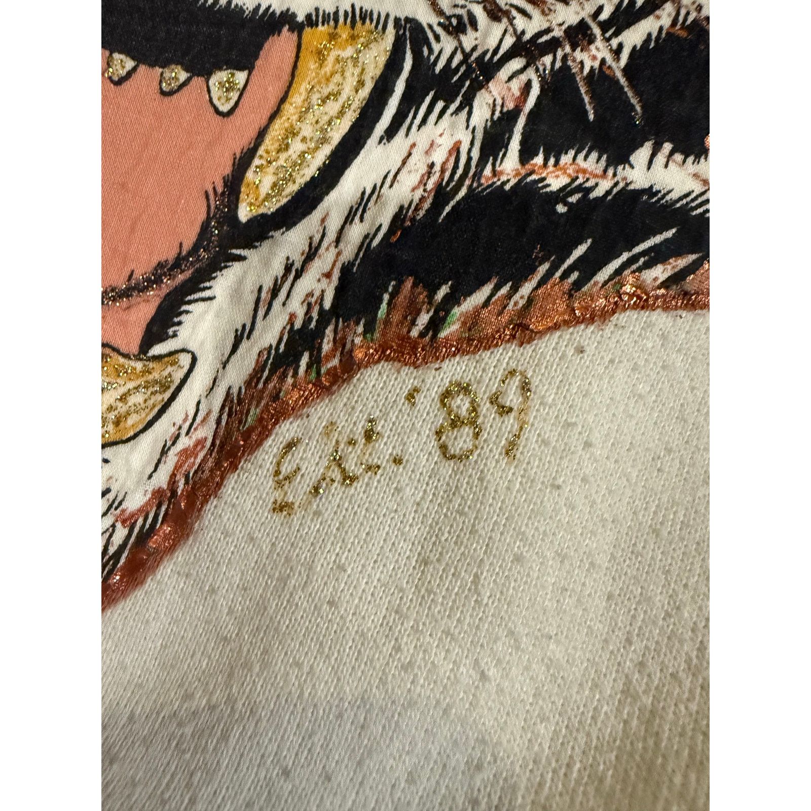 Jerzees Vintage JERZEES Tiger Crewneck Sweatshirt Signed 89 Size XL Size US XL / EU 56 / 4 - 4 Thumbnail
