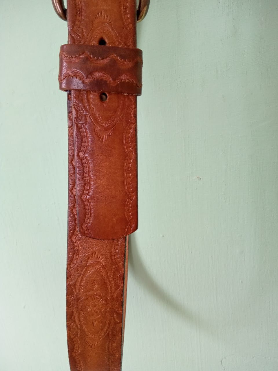 Other Chaucer harness leather belt. Made in USA. Size ONE SIZE - 8 Thumbnail