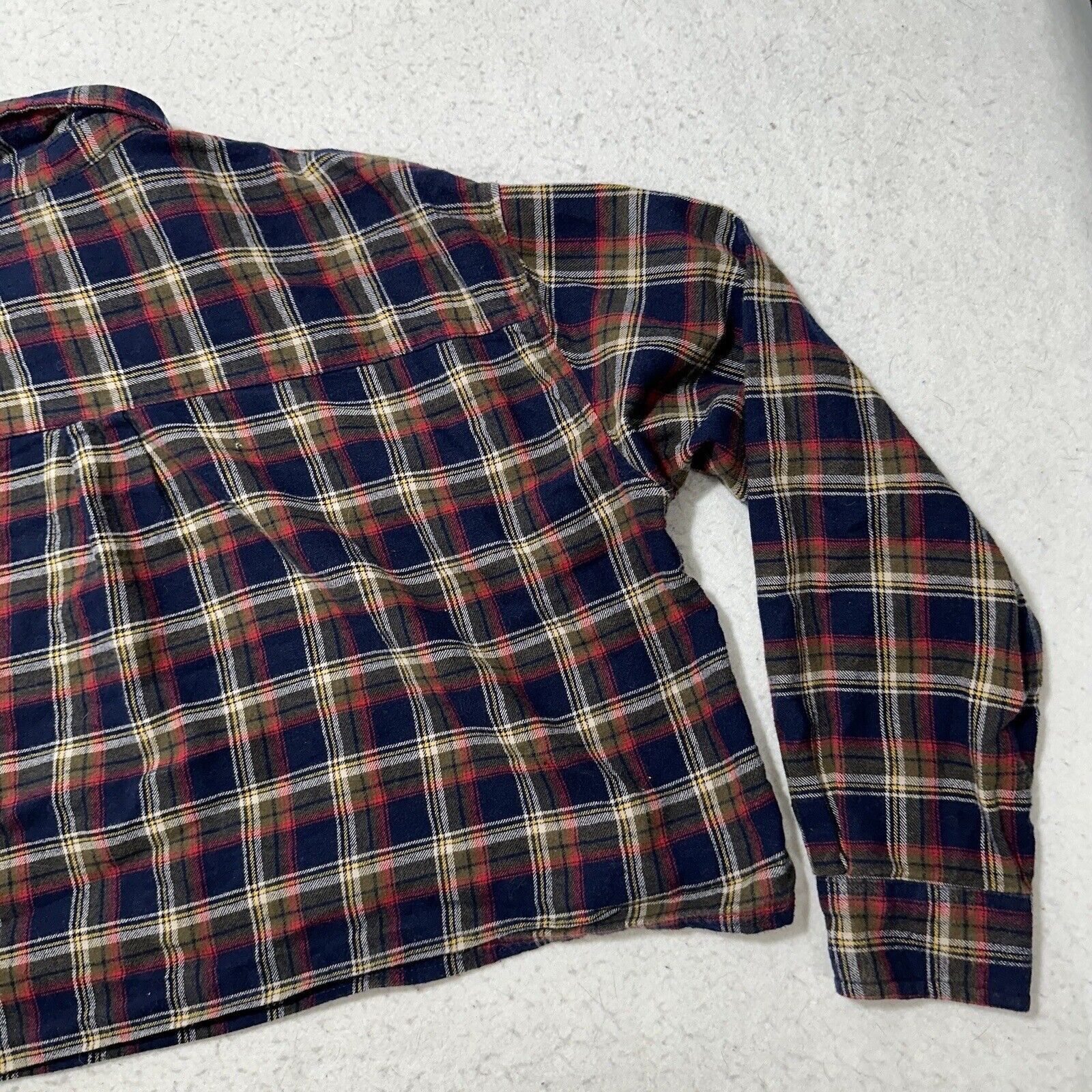 Forever 21 Forever 21 Medium Flannel Cropped Shirt Plaid Button Down Size M / US 6-8 / IT 42-44 - 11 Thumbnail