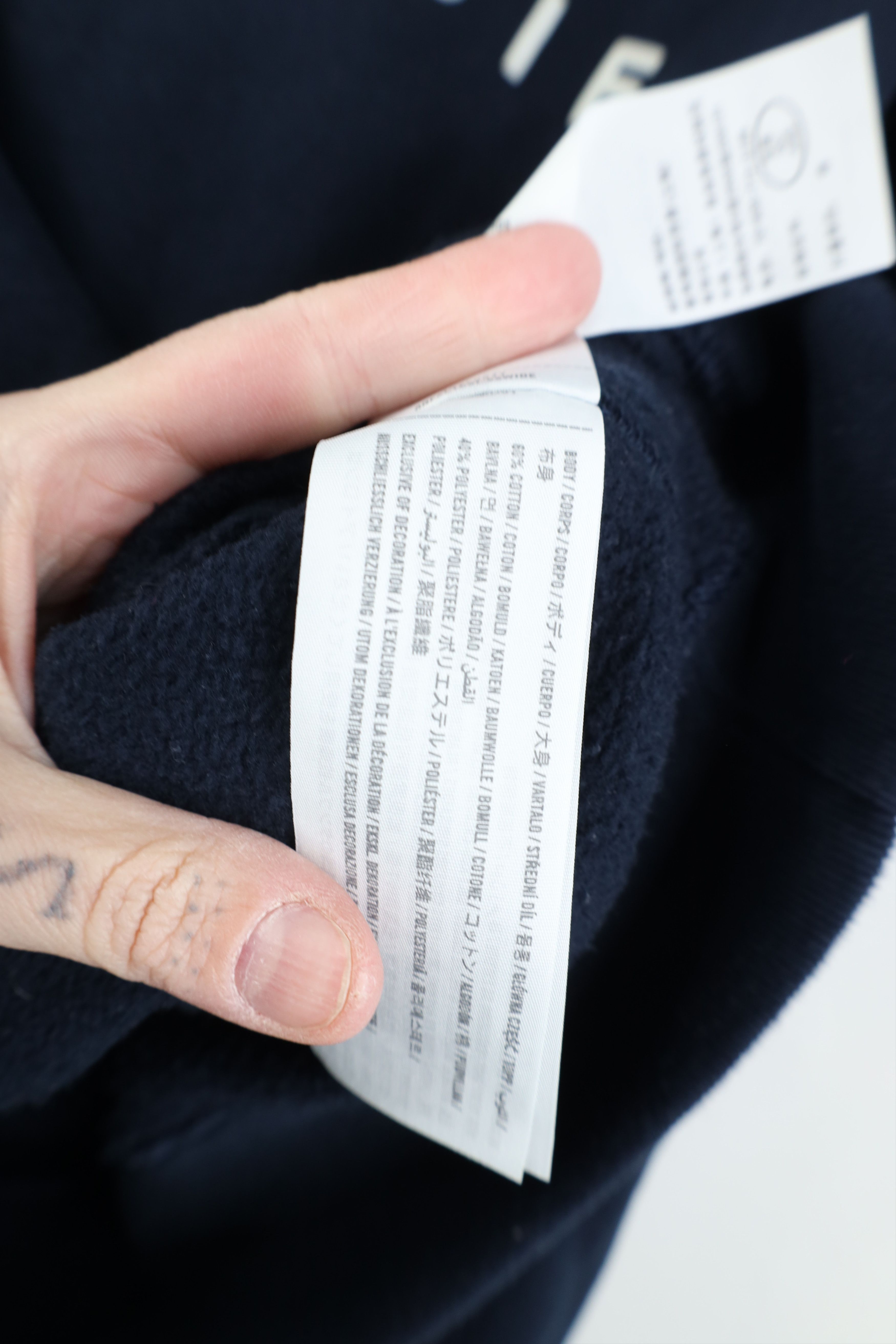 Abercrombie & Fitch Vintage Y2K Abercrombie & Fitch Sweatshirt Navy Blue Size S / US 4 / IT 40 - 10 Thumbnail