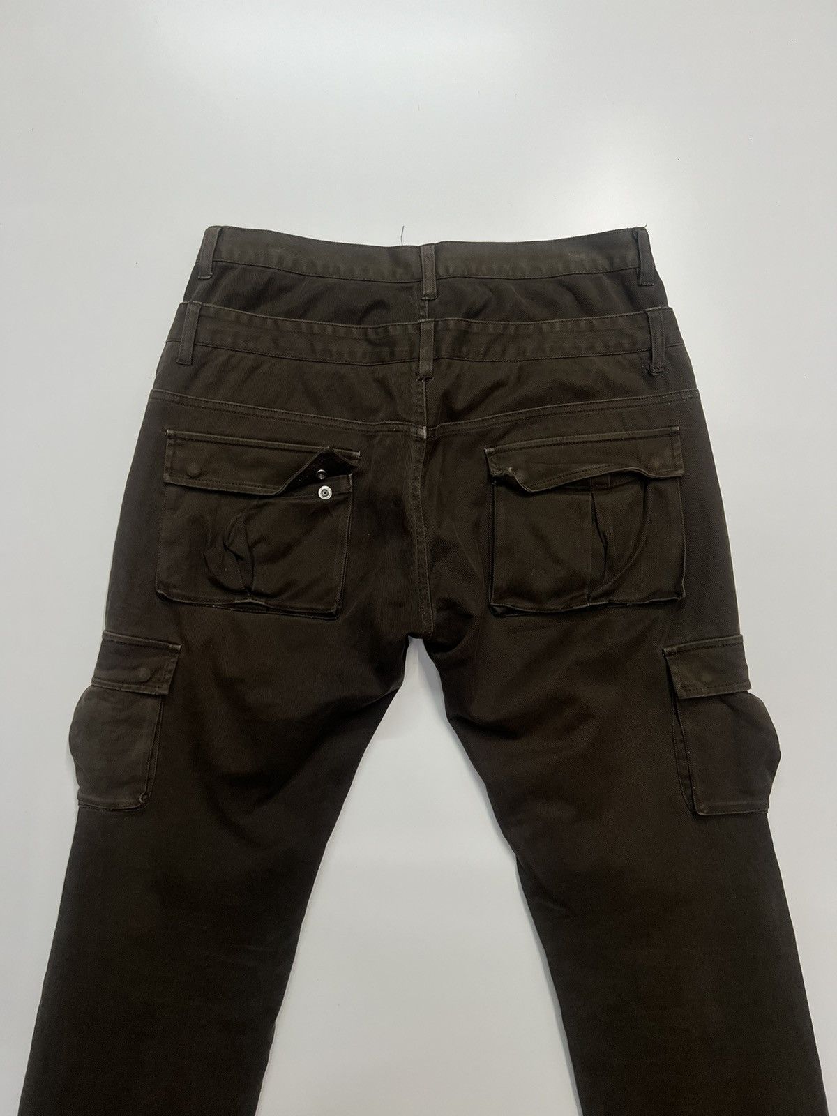 Japanese Brand G Rage Blue Double Waist Cargo Pants Size 34" Size US 34 / EU 50 - 7 Thumbnail