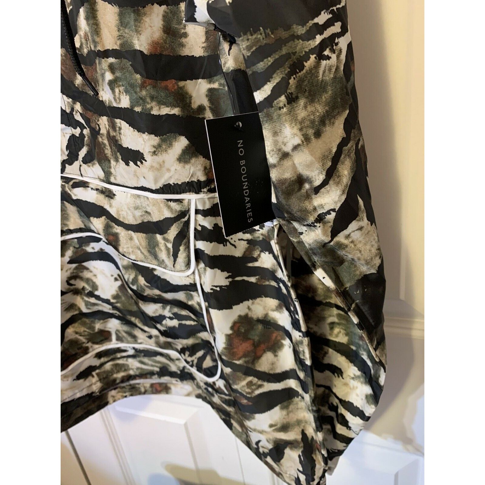 Other New No Boundaries Men's Sz S 1/2 Zip Camo Windbreaker Jacket Size US S / EU 44-46 / 1 - 5 Thumbnail