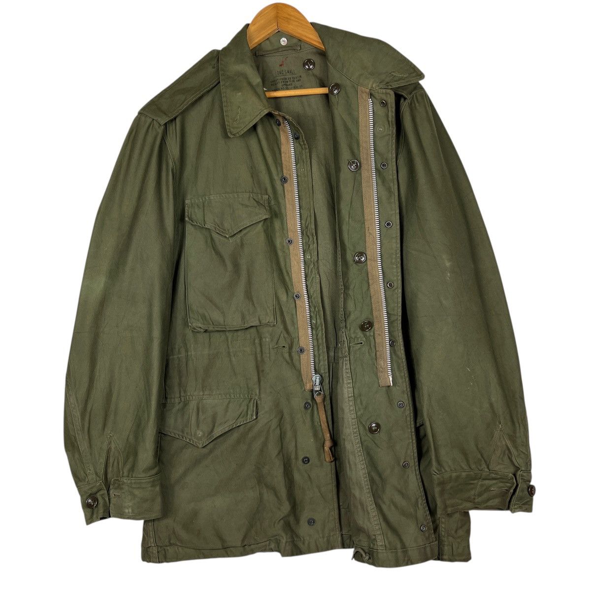 Vintage 🔥 50s Vintage M51 Reading Mfg. Field Jacket Long Small Size US S / EU 44-46 / 1 - 8 Thumbnail