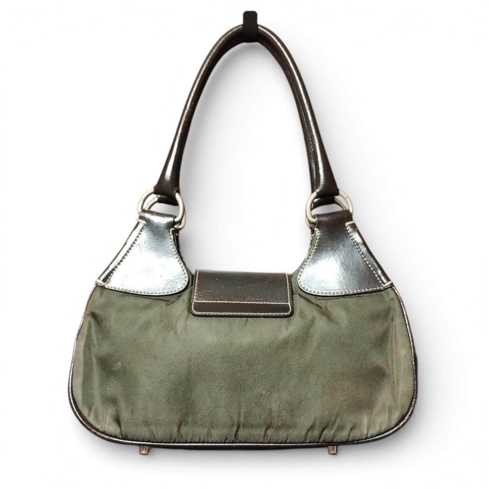 Prada Prada - Handbag in Olive Green and Dark Brown Size ONE SIZE - 3 Thumbnail