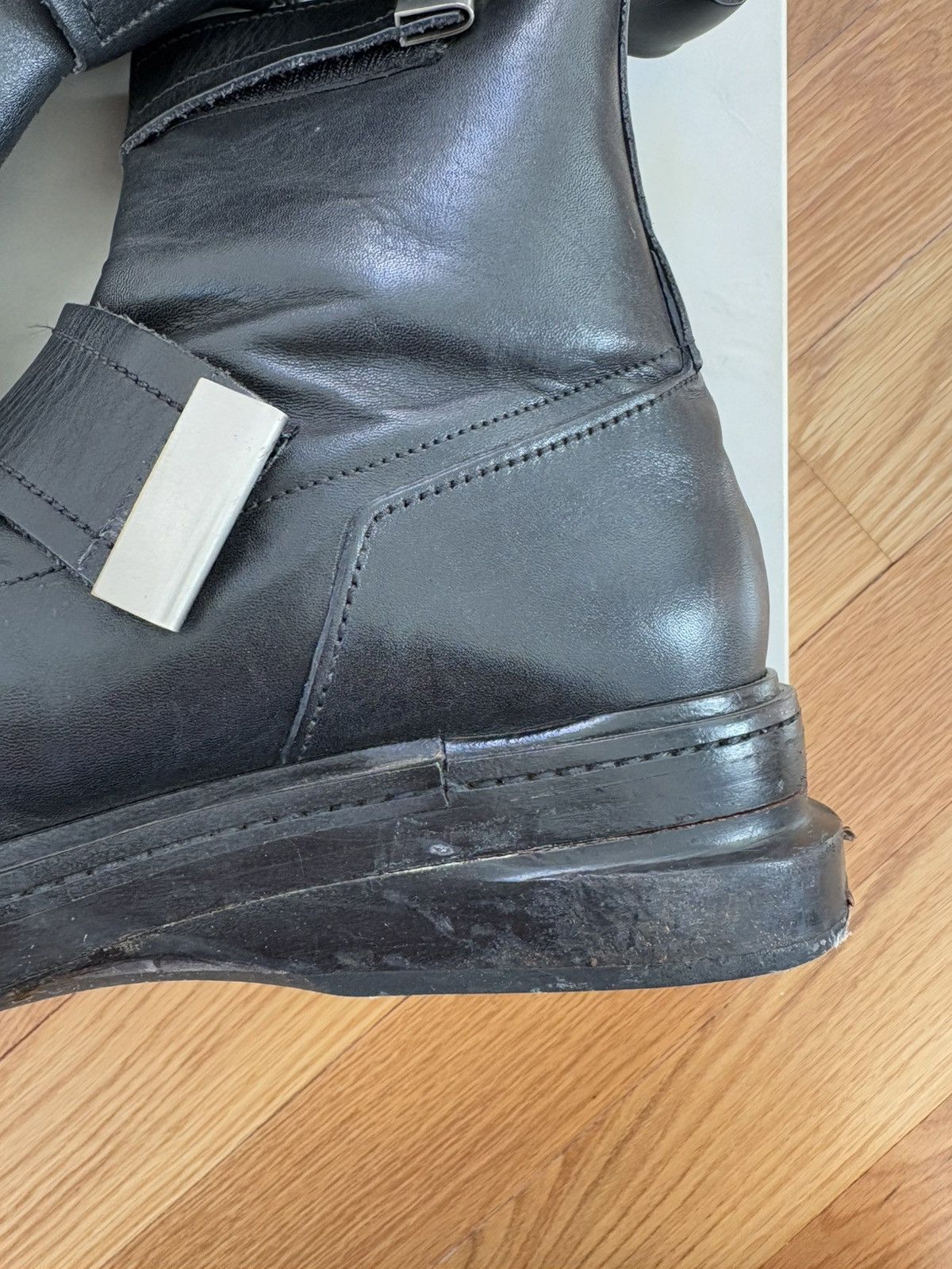 Dirk Bikkembergs Dirk Bikkembergs FW95 Vintage 90s Leather Bondage Boots US 8 Size US 8 / EU 41 - 14 Thumbnail
