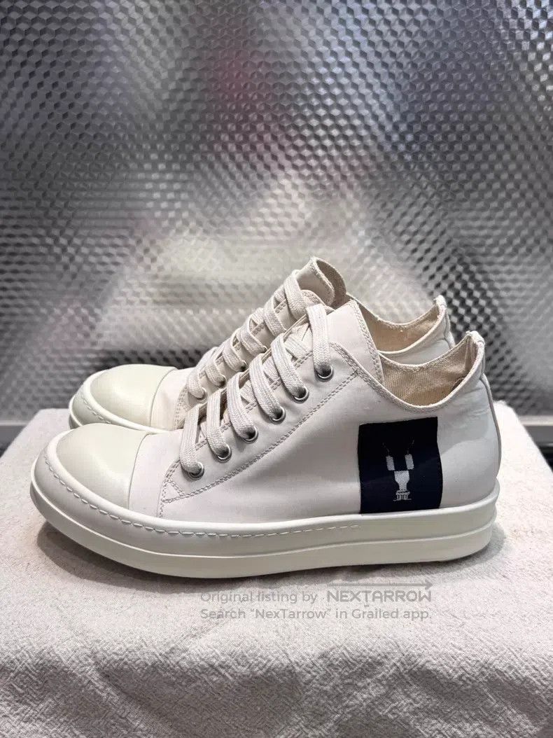 Rick Owens Rick Owens Double-threaded satin canvas pure white Grand C Size US 6.5 / IT 36.5 - 4 Thumbnail