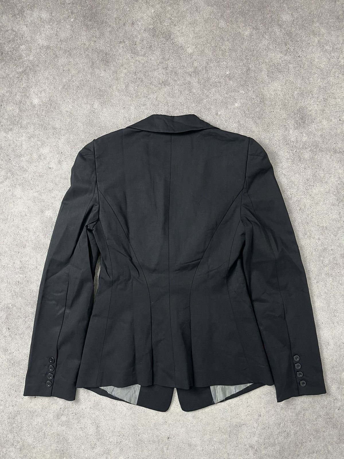 Emporio Armani Emporio armani black wool jacket blazer Size M / US 6-8 / IT 42-44 - 9 Thumbnail