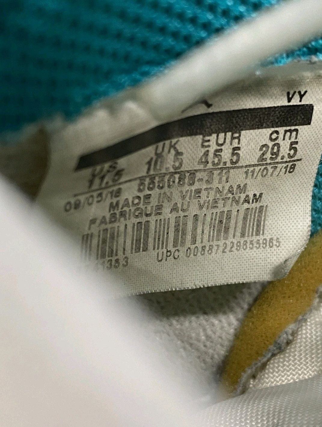 Jordan Brand Nike Air Jordan Retro 1 High OG Turbo Green Size 11.5 Men Size US 11.5 / EU 44-45 - 8 Thumbnail