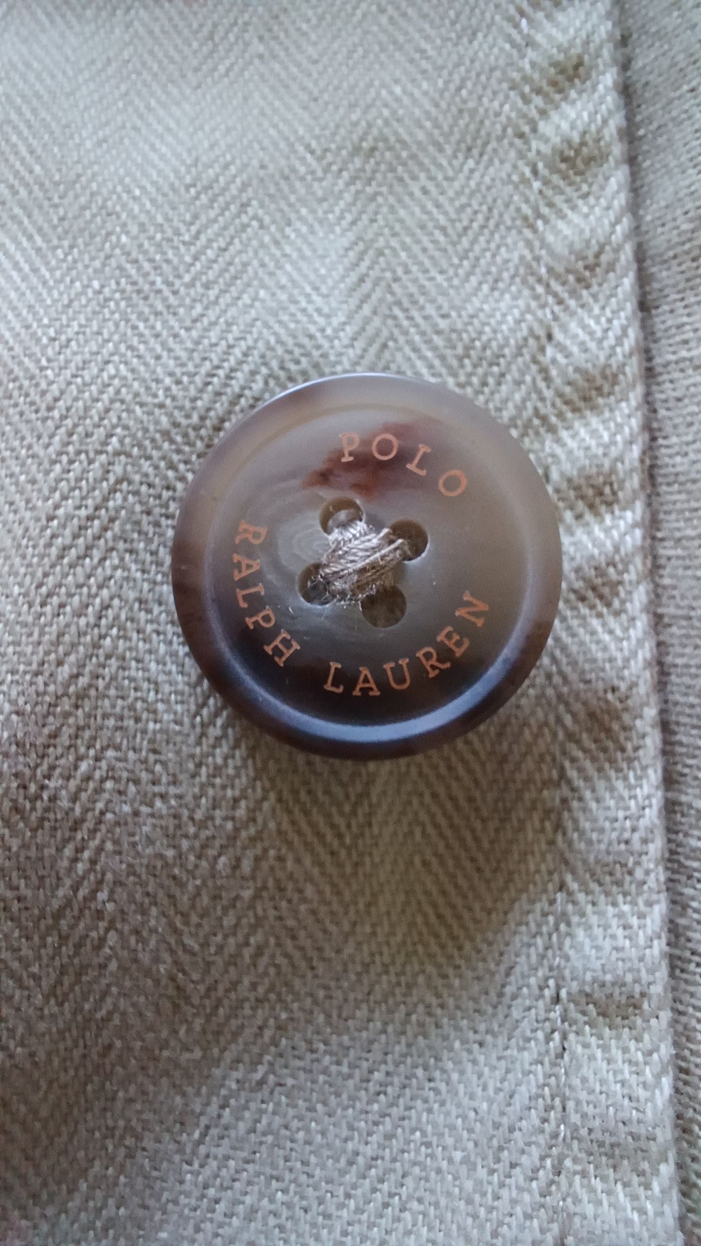 Polo Ralph Lauren Polo Ralph Lauren Blazer Jacket Coat Beige Patchwork Vintage Size 40L - 9 Thumbnail