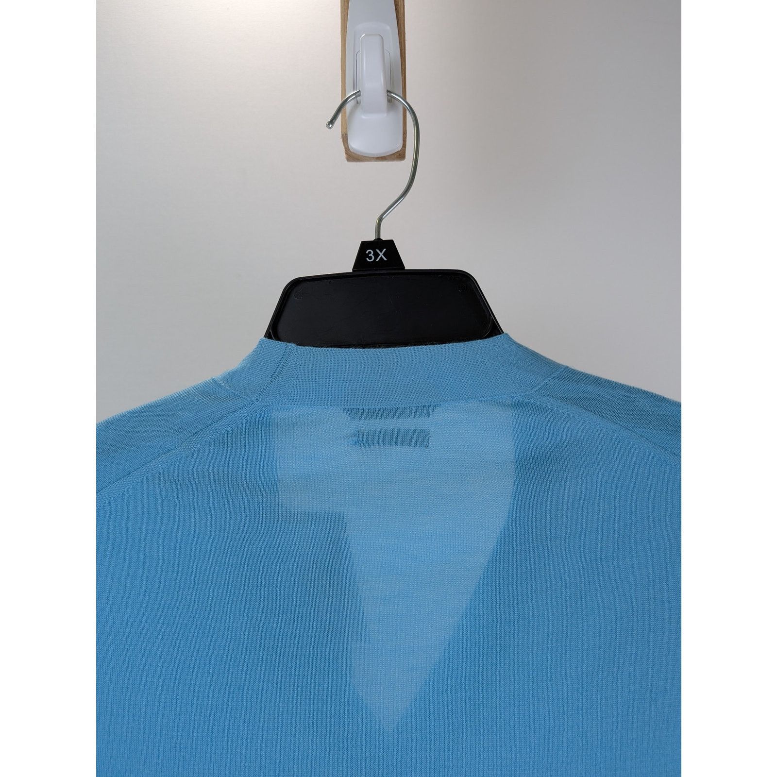 Tom Ford o1rshd1 V-Neck Knitwear Sweatshirt Sweater in Sky Blue Size US S / EU 44-46 / 1 - 15 Thumbnail