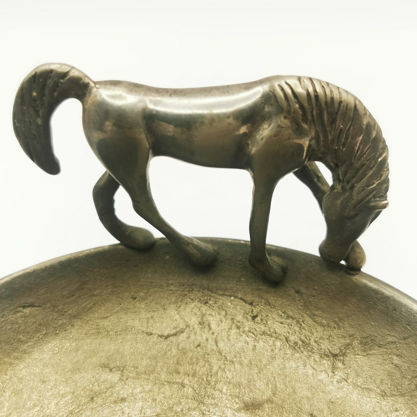 Vintage 40s Vintage Ashtray Handmade Limited Quantity Metal 420g Size ONE SIZE - 6 Thumbnail