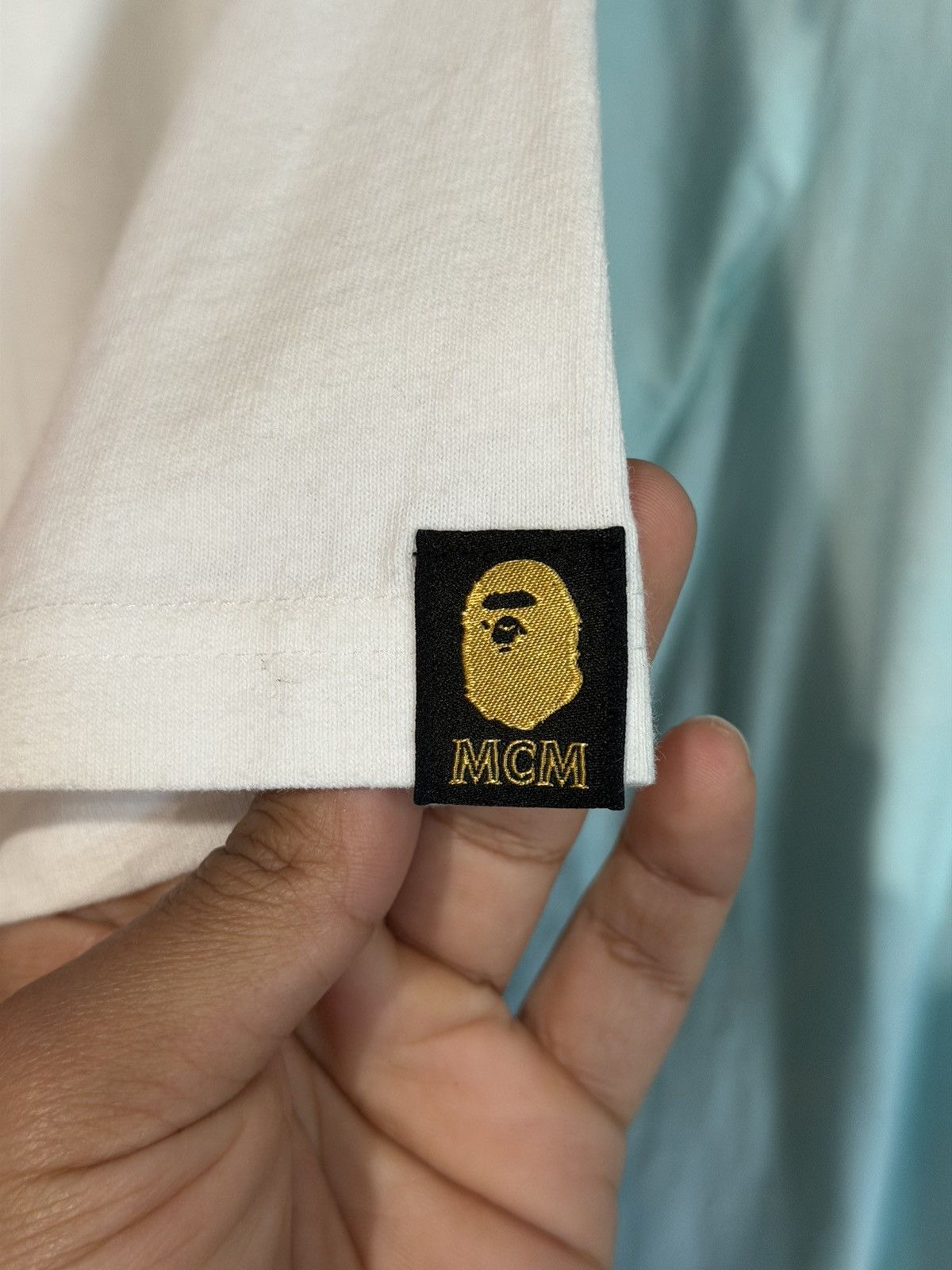 Bape × MCM Bape x MCM Collab T-Shirt Pink RARE Size US L / EU 52-54 / 3 - 4 Thumbnail