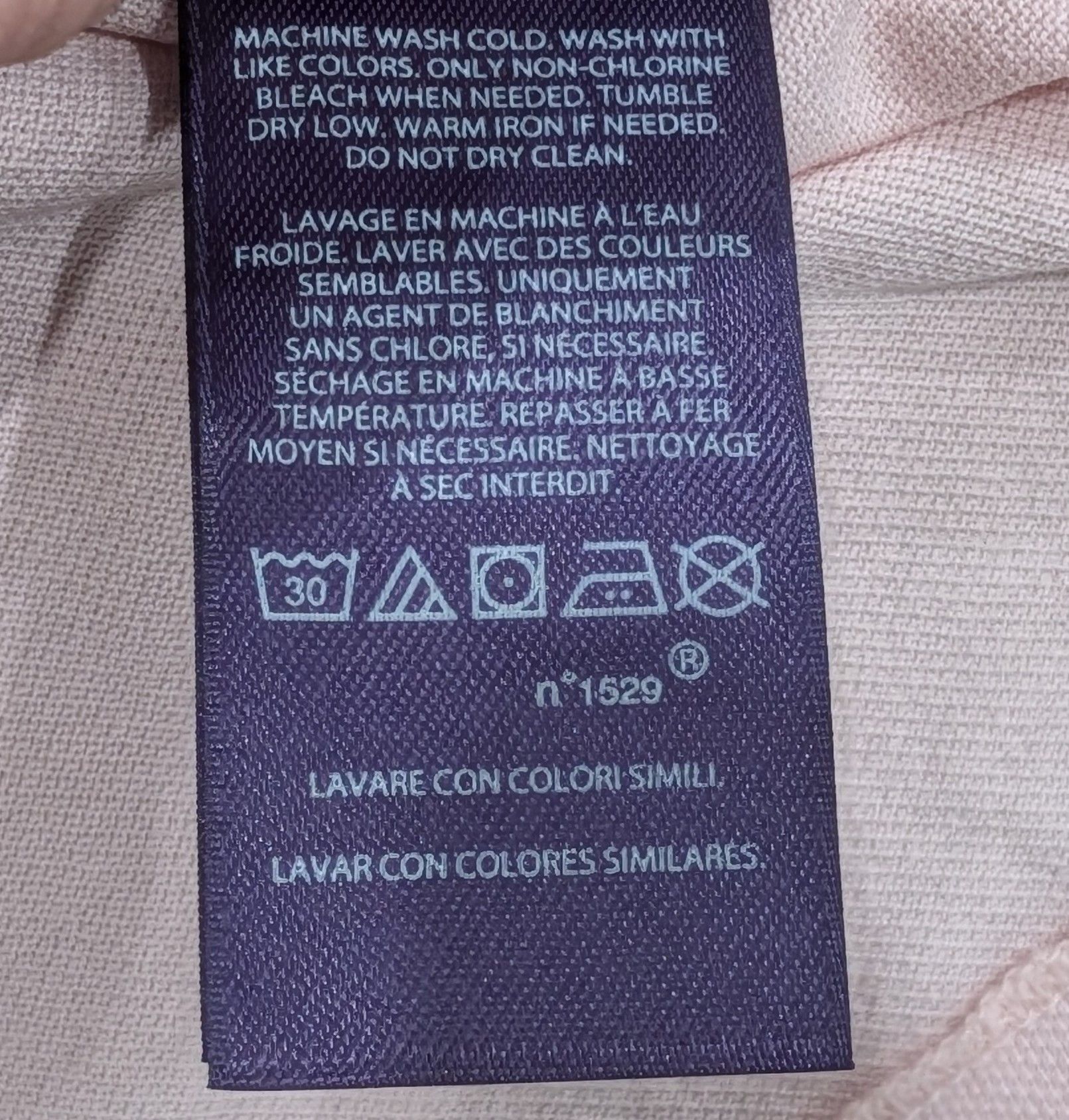 Ralph Lauren Purple Label RALPH LAUREN PURPLE LABEL Washed Pique Polo Shirt Pink Small Size US S / EU 44-46 / 1 - 5 Thumbnail