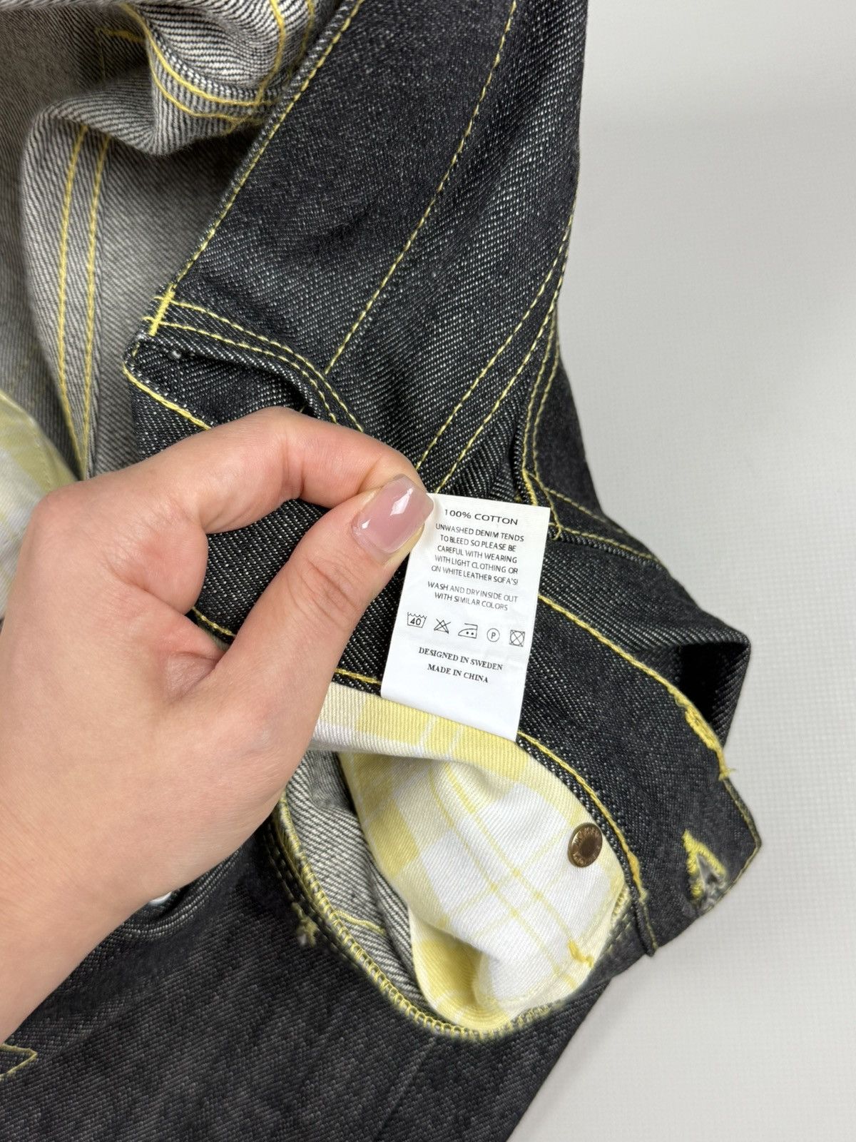 Denim Demon Denim Demon AAJJA PETTER Men’s Raw Selvedge Denim Jeans Size US 31 - 13 Thumbnail