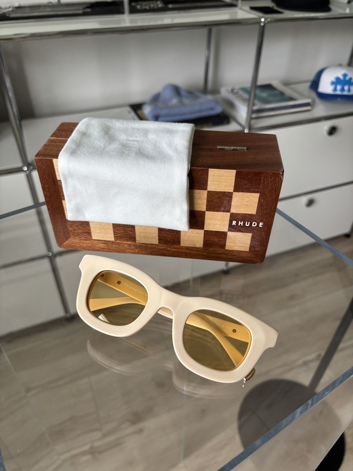 Rhude RHUDE - NEW RHODEO FRAME SUNGLASSES Size ONE SIZE - 9 Thumbnail