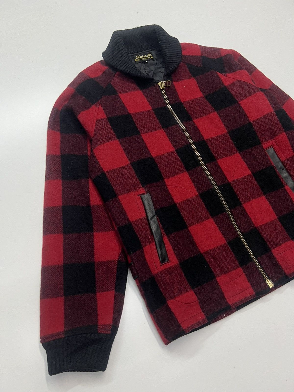 Japanese Brand KNOT AT ALL WOOL PLAID TARTAN JACKET Size US M / EU 48-50 / 2 - 2 Thumbnail