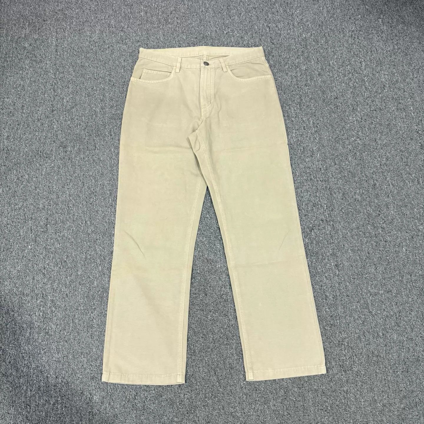 Loro Piana Beige Casual Straight-Leg Pants Size US 32 / EU 48 - 1 Thumbnail