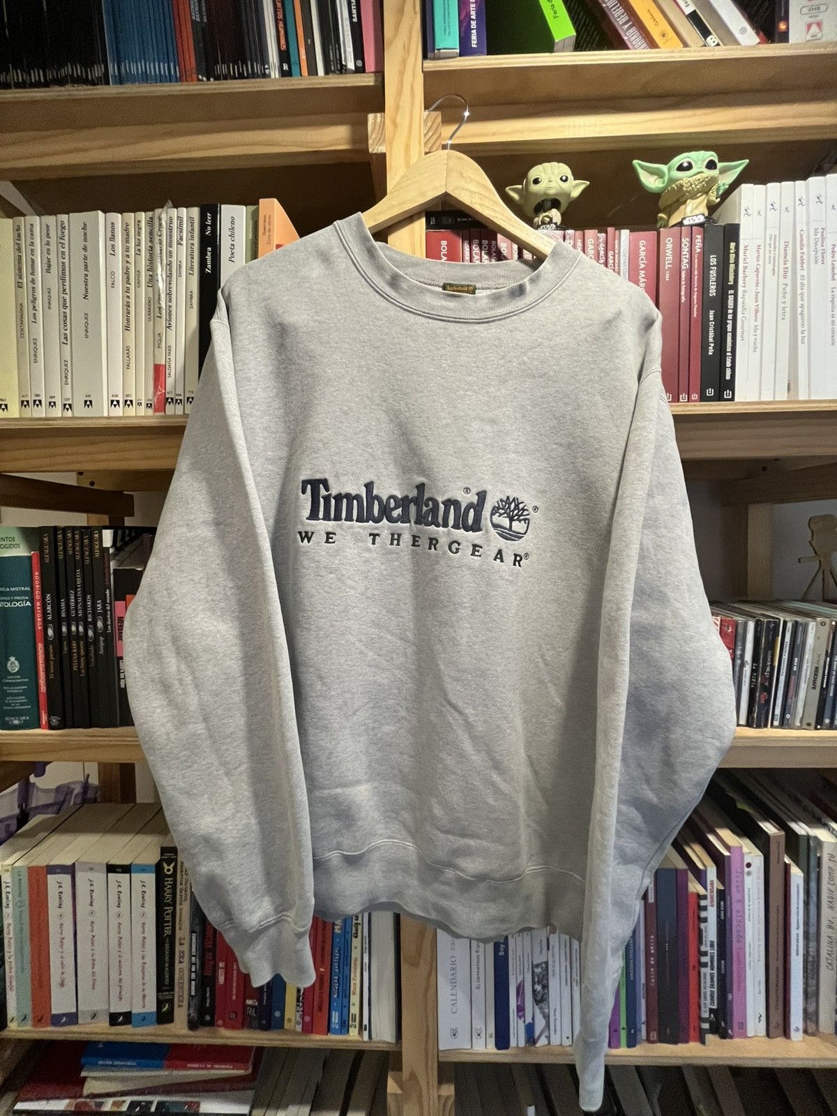 Timberland × Vintage Timberland 90s Crewneck Size US M / EU 48-50 / 2 - 1 Thumbnail