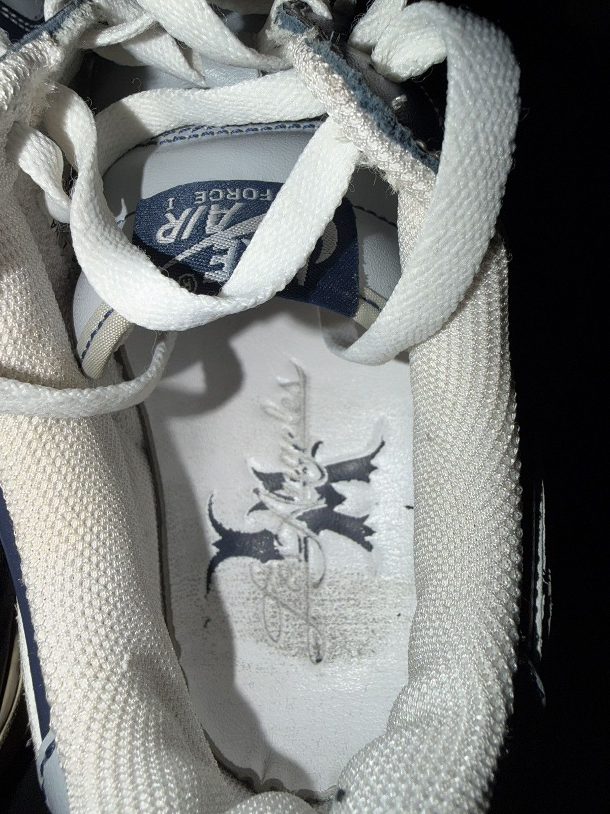 Nike Nike Air Force 1 Low Mr. Cartoon Blue Tattoo (Clown) Size US 9.5 / EU 42-43 - 7 Thumbnail