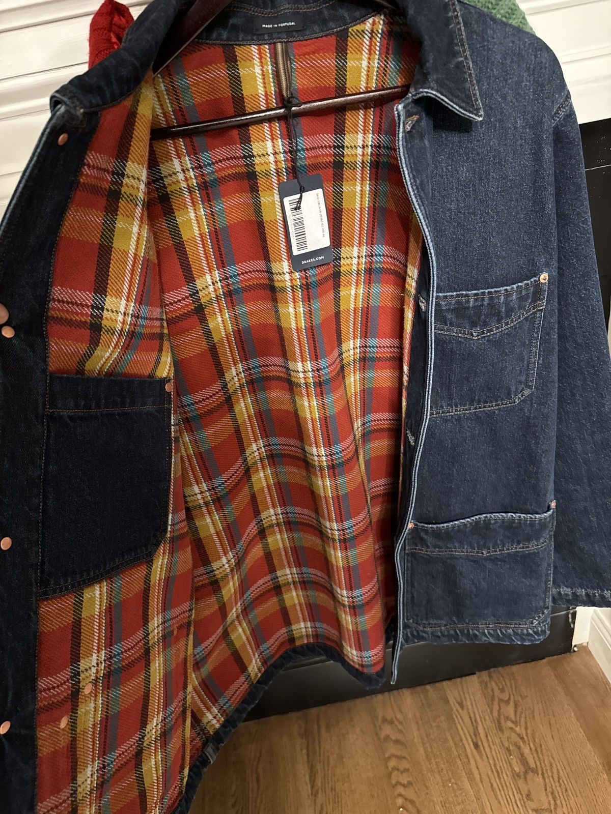 Drake's Drake’s denim five pocket chore jacket Size US XL / EU 56 / 4 - 3 Thumbnail