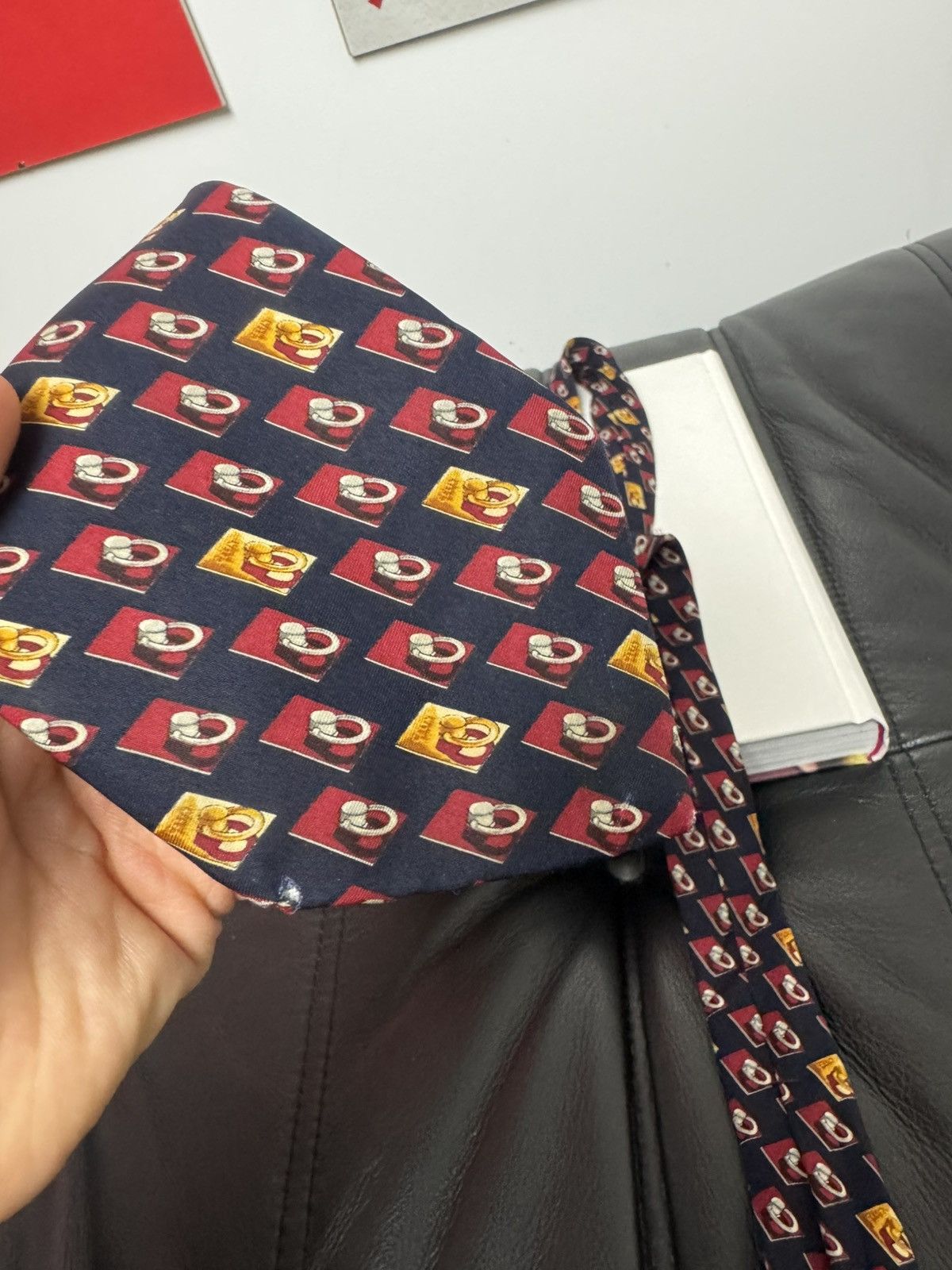 Celine Vintage Celine Paris luxury silk tie designer high end rare Size ONE SIZE - 3 Thumbnail