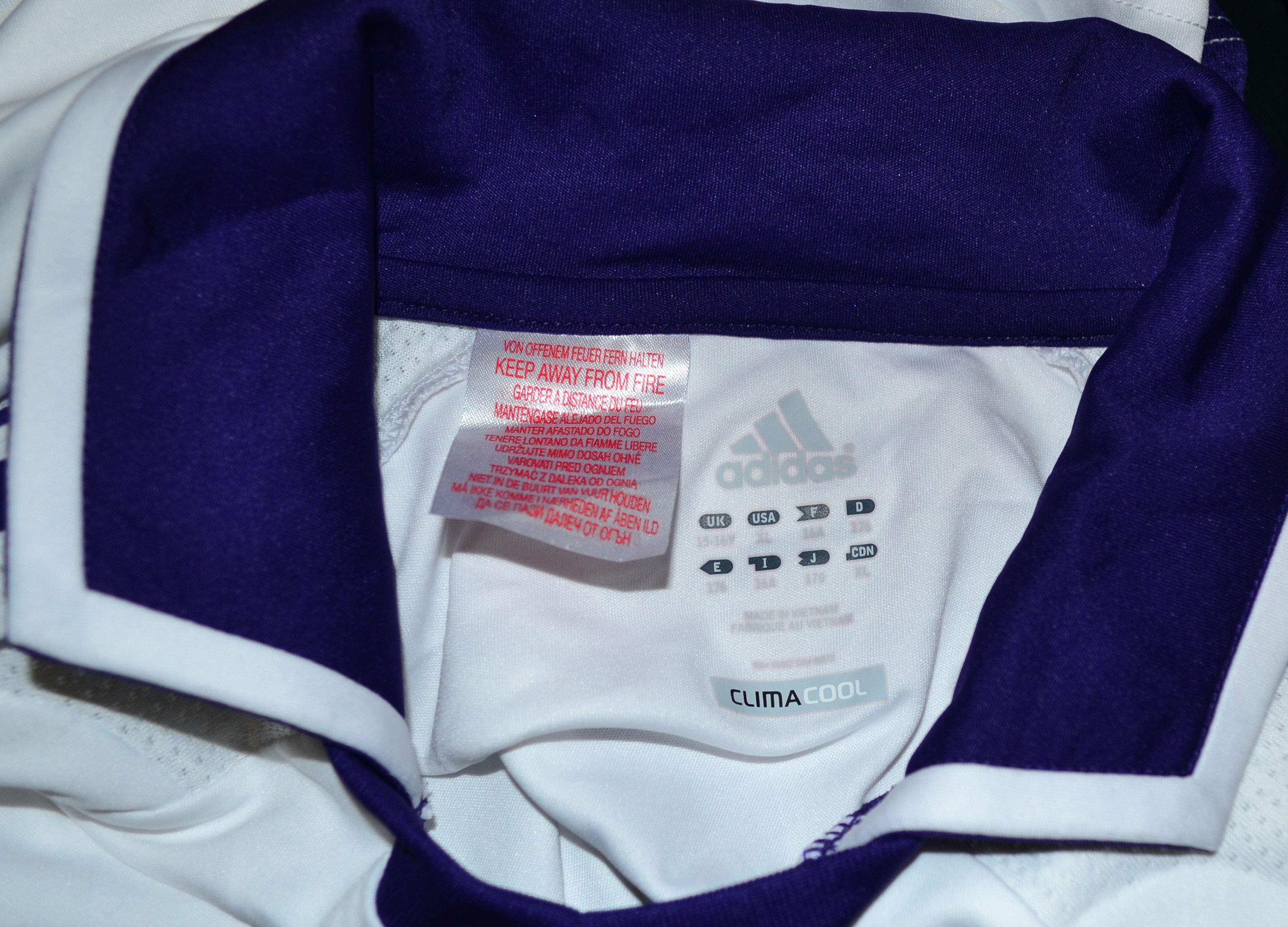 Adidas Rare Anderlecht RSC 2011 2012 Away Jersey #5 Adidas Youth XL Size US S / EU 44-46 / 1 - 8 Thumbnail