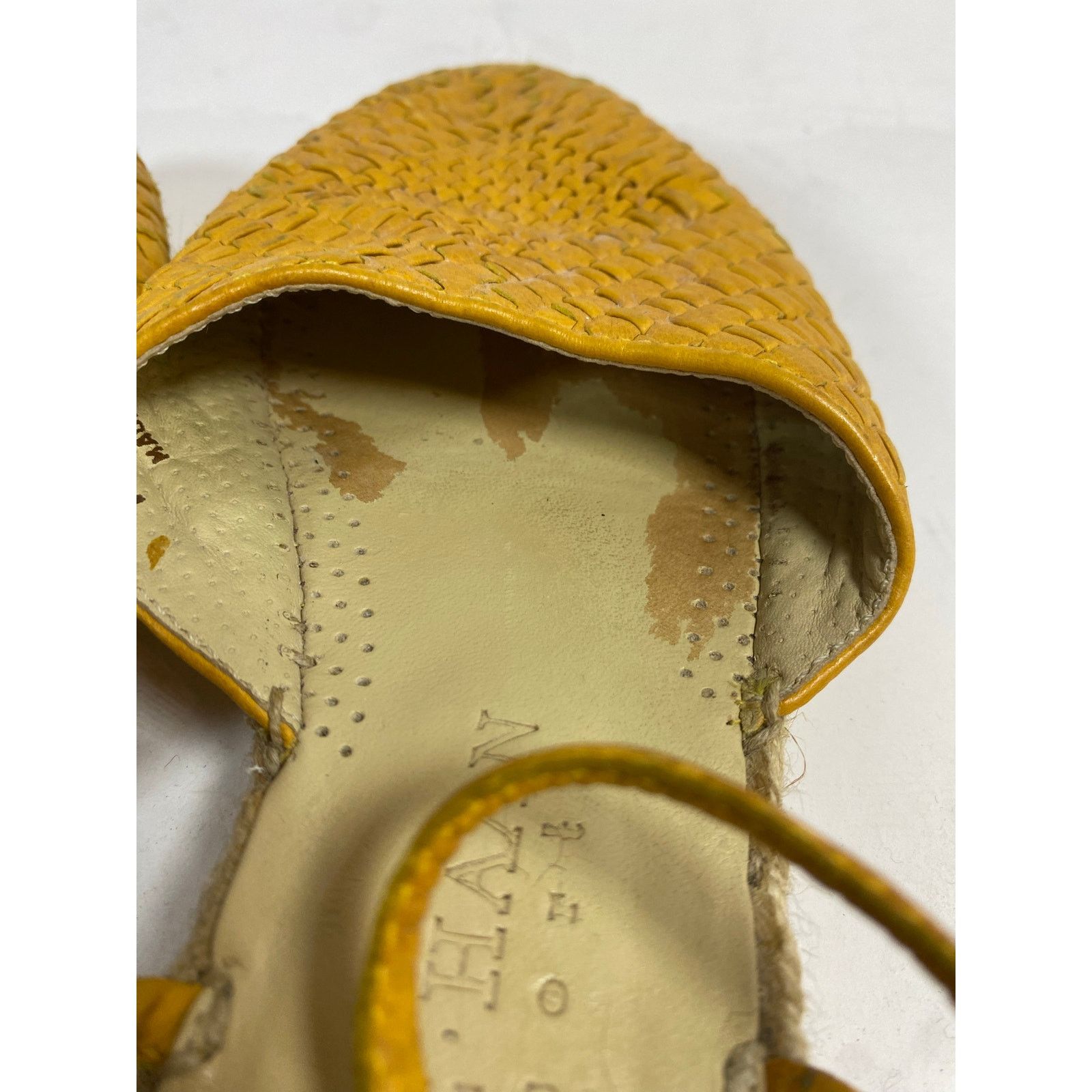 Cole Haan Cole Haan Wrap Around Yellow Sandals 7.5W Size US 7.5 / IT 37.5 - 5 Thumbnail