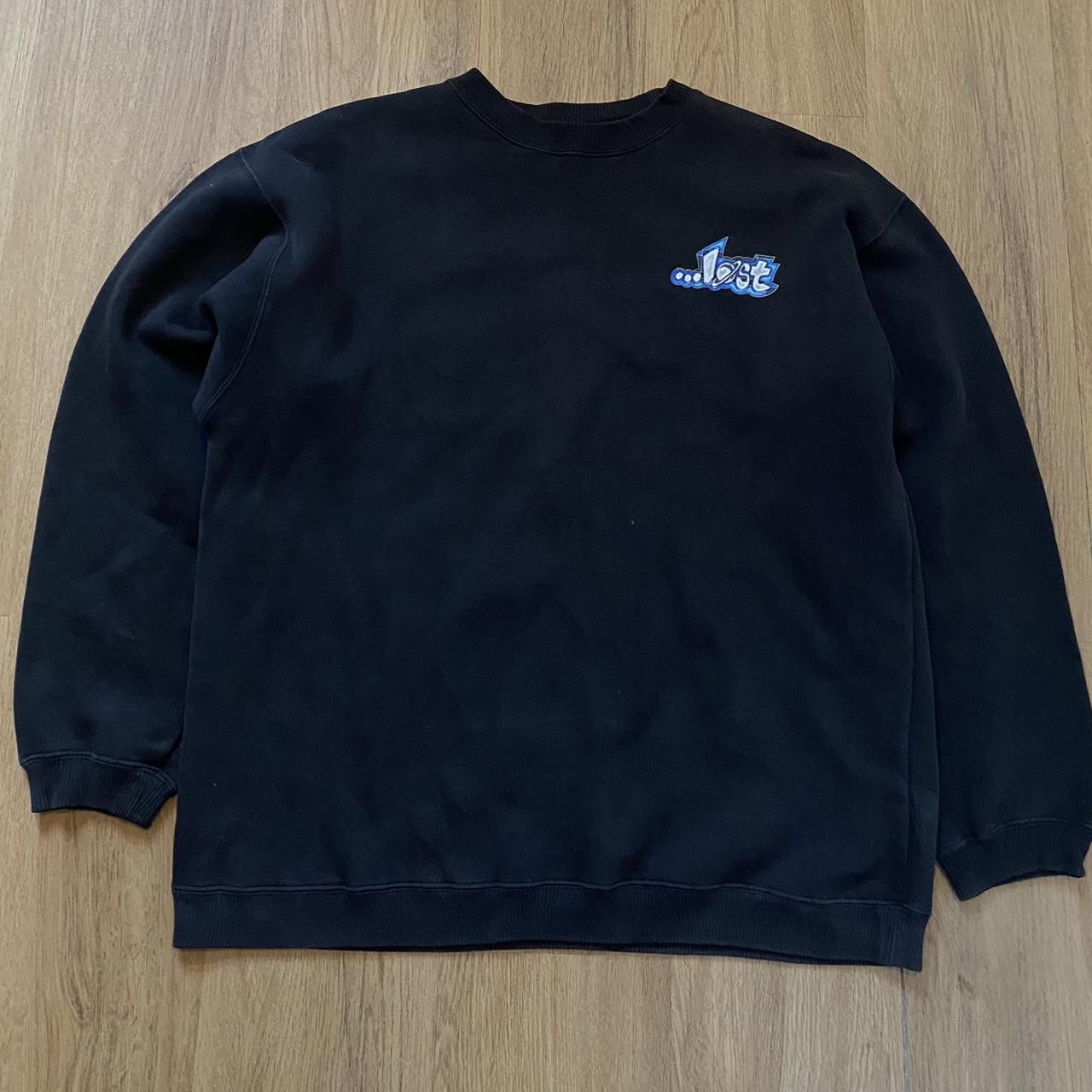 Other Lost Logo black crewneck sweatshirt Vintage y2k Size US L / EU 52-54 / 3 - 2 Thumbnail