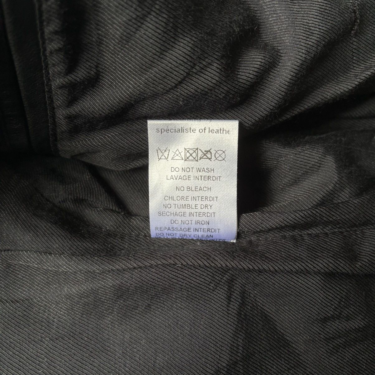Balmain Balmain SS10 Military Patch Leather Blazer Jacket | Size 38 Size 38R - 13 Thumbnail