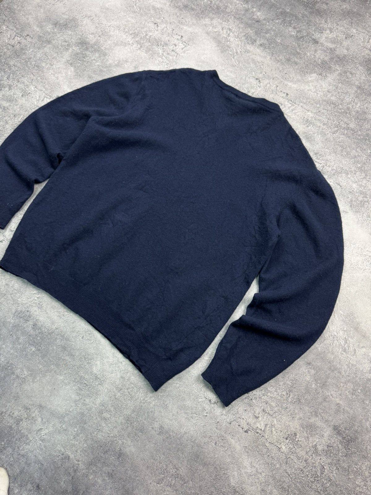Loro Piana Loro Piana Lana Wool Blue Sweater Luxury Size US M / EU 48-50 / 2 - 15 Thumbnail