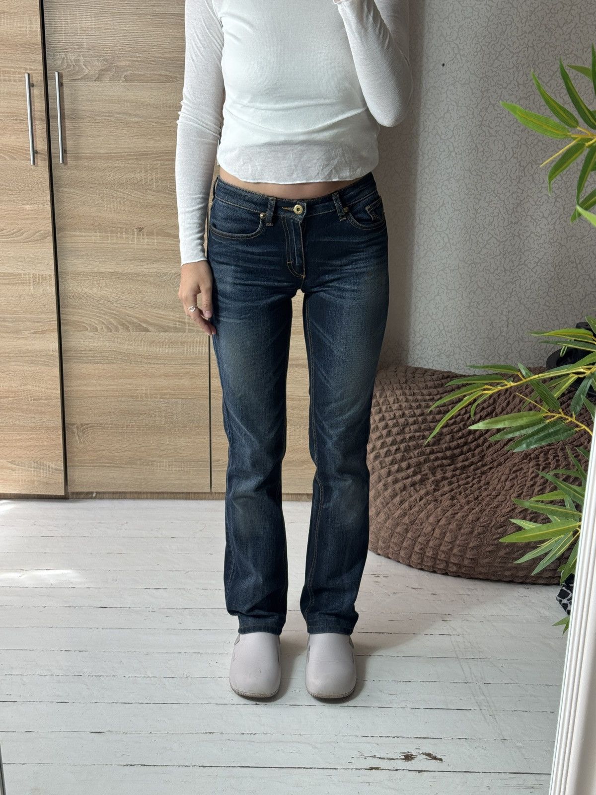 VINTAGE DOLCE&GABBANA 2000s SLIMMY WMN DENIM PANTS